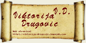 Viktorija Drugović vizit kartica